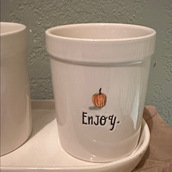 Cute Autumn Utensil Holders with Tray - Picture 4 of 9